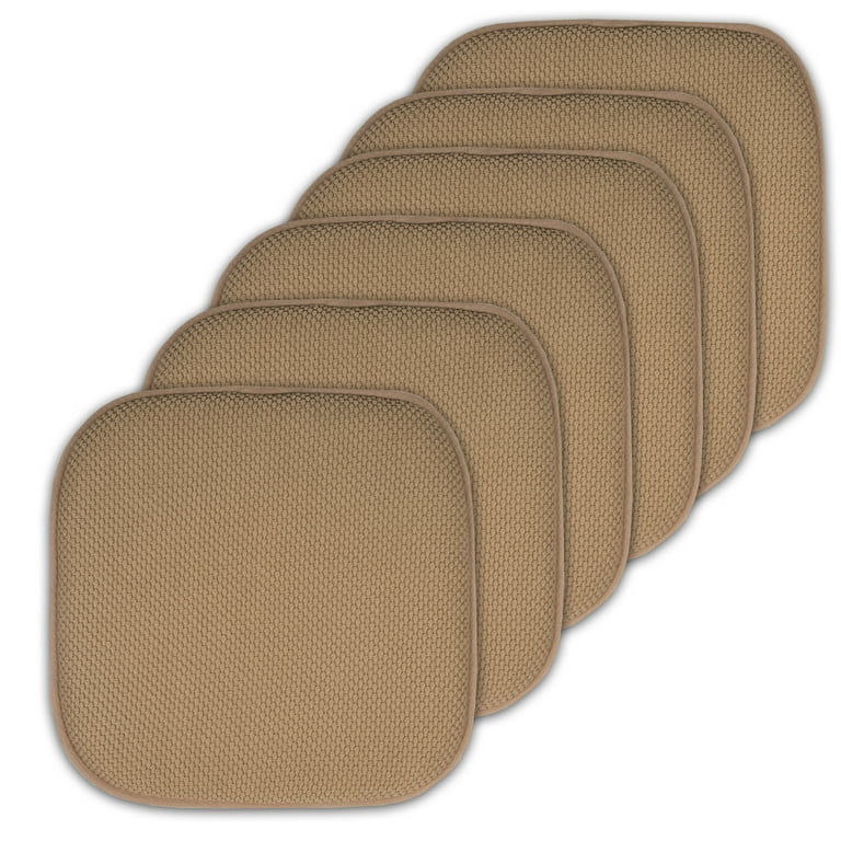 Memory Foam Honeycomb Non-slip Chair Cushion Pads (16 x 16 in