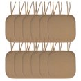 thumbnail image 1 of Memory Foam Honeycomb Non-Slip Back Chair Cushion Pad with Ties 2, 4, 6 or 12 Pack, 1 of 5