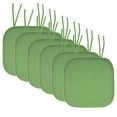 thumbnail image 1 of Memory Foam Honeycomb Non-Slip Back Chair Cushion Pad with Ties 2, 4, 6 or 12 Pack, 1 of 5