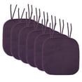 thumbnail image 1 of Memory Foam Honeycomb Non-Slip Back Chair Cushion Pad with Ties 2, 4, 6 or 12 Pack, 1 of 5