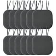 thumbnail image 1 of Memory Foam Honeycomb Non-Slip Back Chair Cushion Pad with Ties 2, 4, 6 or 12 Pack, 1 of 5