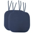thumbnail image 1 of Memory Foam Honeycomb Non-Slip Back Chair Cushion Pad with Ties 2, 4, 6 or 12 Pack, 1 of 5