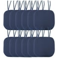thumbnail image 1 of Memory Foam Honeycomb Non-Slip Back Chair Cushion Pad with Ties 2, 4, 6 or 12 Pack, 1 of 5