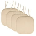 thumbnail image 1 of Memory Foam Honeycomb Non-Slip Back Chair Cushion Pad with Ties 2, 4, 6 or 12 Pack, 1 of 5