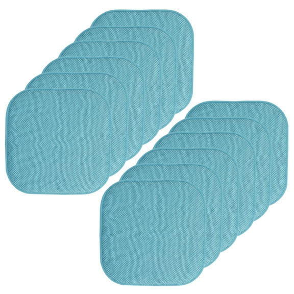 Memory Foam Honeycomb Non-Slip Back Chair/Seat 16" x 16" Cushion Pad 12 Pack