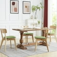 thumbnail image 1 of Memory Foam Honeycomb Non-Slip Back Chair/Seat 16" x 16" Cushion Pad 4 Pack, 1 of 8