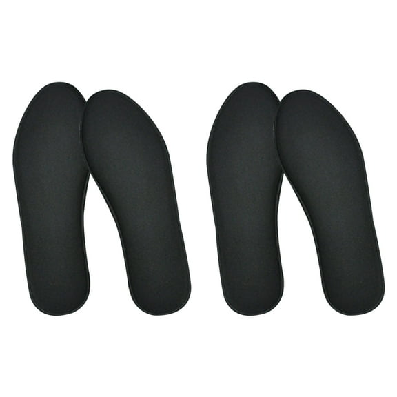 Memory Foam Insoles For Men, Comfort Cushioning Shoe Inserts, Super Soft Replacement Innersoles For Sneakers Slippers Boots, Breathable Full Length Shoe Insoles - Black