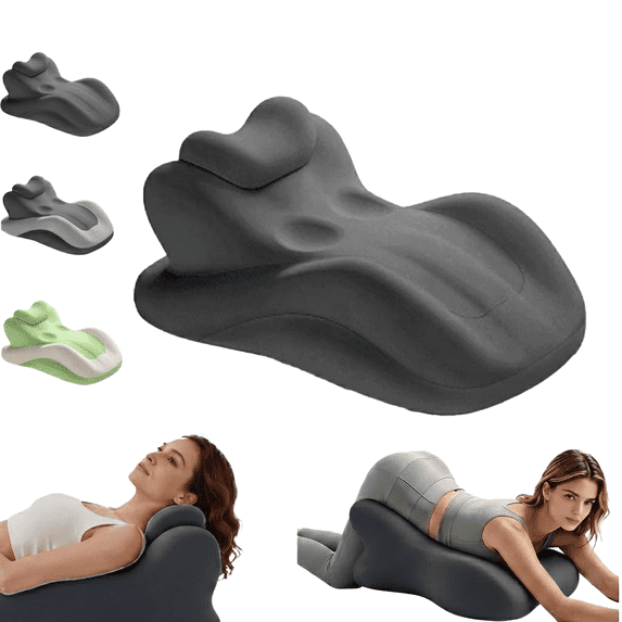 Memory Foam Intimacy Pillow, 27 Degree Ergonomic Incline Pillow for Multi-Position Support, Prone Reading and Leg Elevation