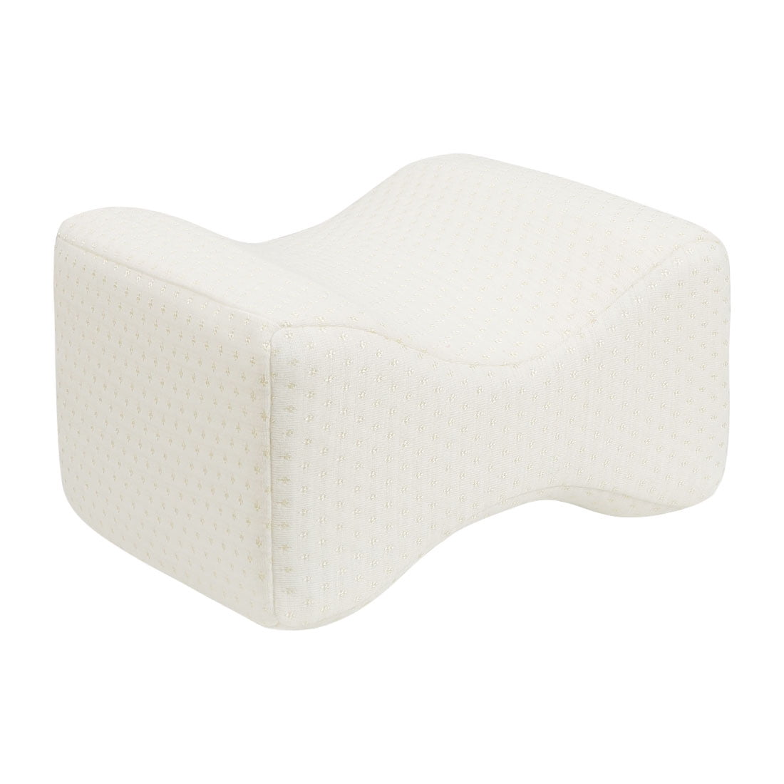 Memory Foam Knee Cushion Contour Leg Pillow Support for Sleeping White