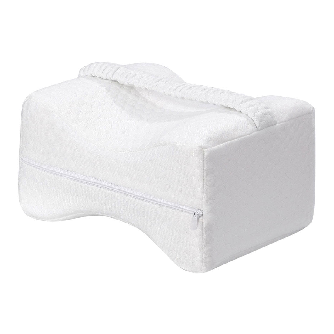 HOMBYS Shredded Memory Foam Knee Pillow for Side Sleepers,Between & Under  Leg Pillows for Sleeping Side Sleeper,Grey Pillow for Knee, Ankle or