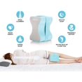 Memory Foam Knee Pillow,Orthopedic Leg Pillow for Sciatica Relief,Back