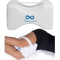 thumbnail image 1 of Memory Foam Knee Pillow for Side Sleepers – Sciatica Pain Relief Pillow, Removable Strap Support – Leg Pillows for Sleeping Alignment, Knees, Back & Hip Cushion, 1 of 4