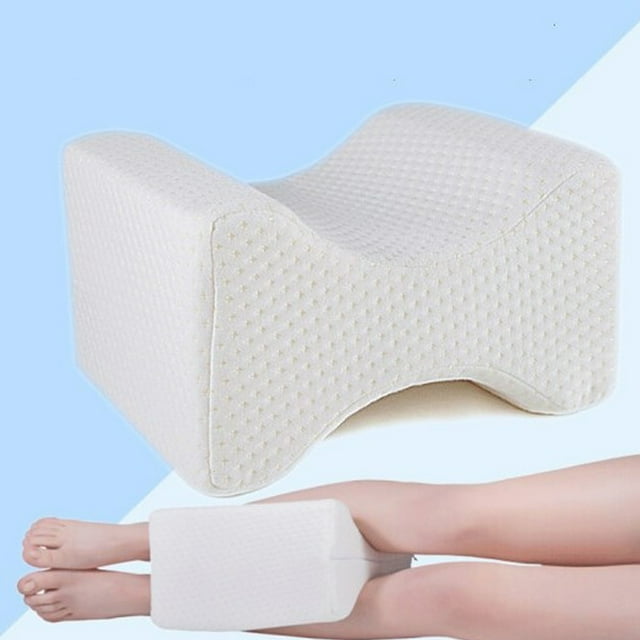 Memory Foam Knee Pillow for Side Sleepers Featured - Orthopedic Knee ...