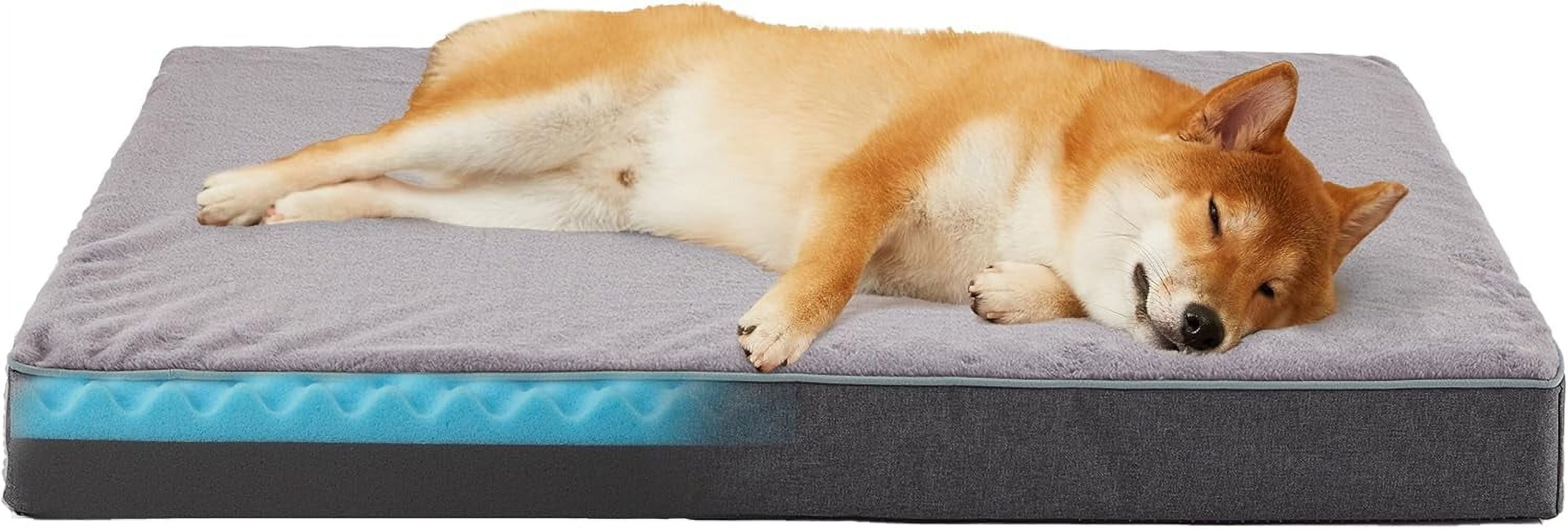 Photo inspiration: Faux Fur Dog Crate Liners For Joint Relief Reference: Memory Foam Large Dog Bed Cooling Orthopedic For Crate With