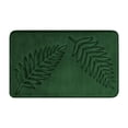 thumbnail image 1 of Memory Foam Leaf Green Bathroom Rug, Non-Slip Strong Water Absorbent Plush Microfiber Bath Mat, Washable Bathroom Mat, 1 of 4