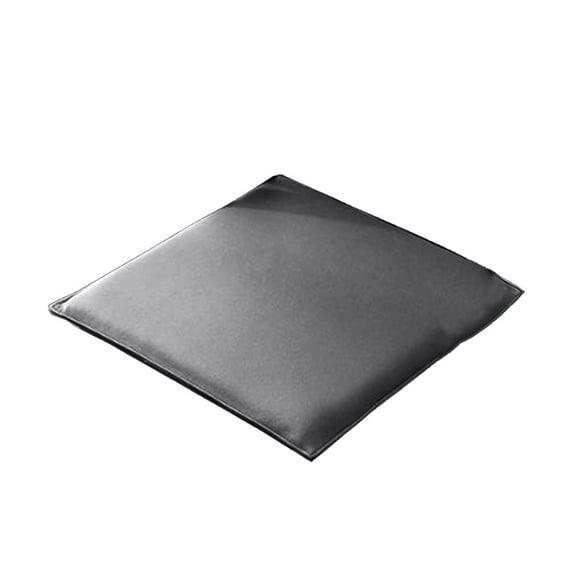 Memory Foam Leather Cushion for Office & Dining - Breathable Slip-Resistant Chair Pad with Zipper, Washable Design in Multiple Colors, 15.74inx15.74inx1.57in