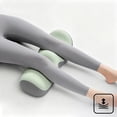 thumbnail image 1 of Memory Foam Leg Elevation Pillow Ergonomic Wedge Leg Rest Pillow for Sleeping Reduce Swelling Washable Cover Elevated Foot Rest for Bed, 1 of 9