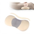 thumbnail image 1 of Memory Foam Lumbar Support Pillow, Ergonomic Lower Back Cushion for Back, 1 of 6