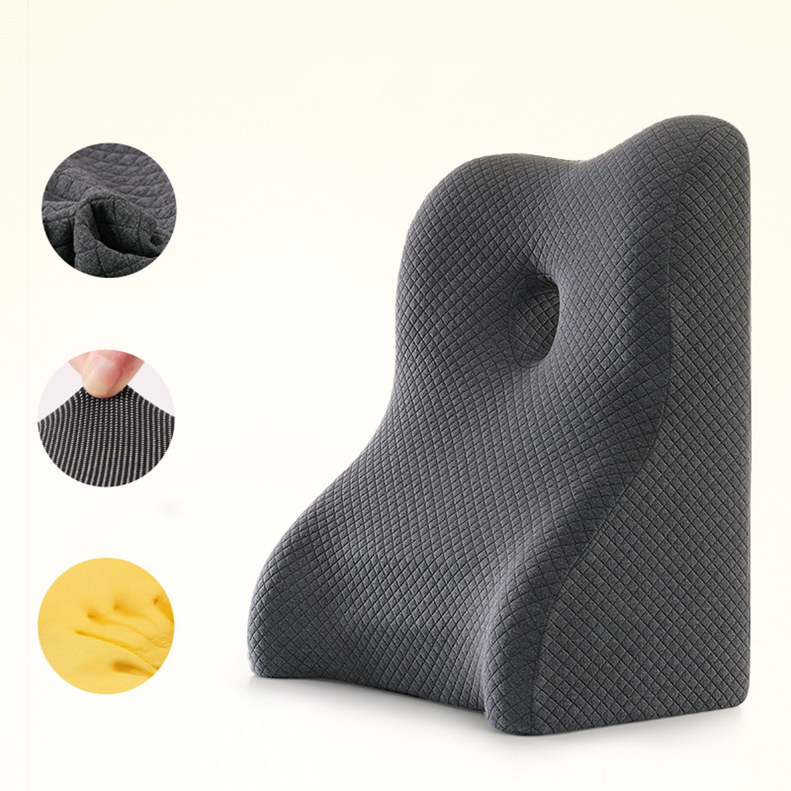 Memory Foam Lumbar Support Pillow Function Orthopedic Cushion For Chair ...