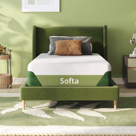 FlexiSpot Memory Foam Mattress – Bamboo Viscose Cover, 3-Layer Cooling Gel Infusion, Green Tea Support, Medium Firm, CertiPUR-US Certified, Machine-Washable, 10-Year Guarantee, Bed-in-a-Box