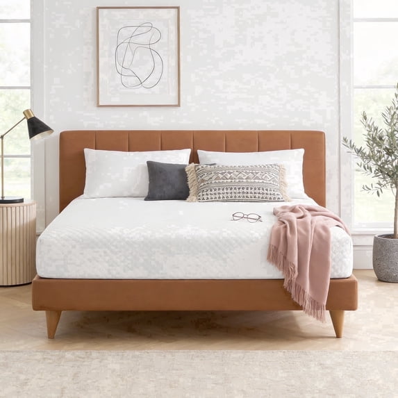 Sonovafurn 5 inch King Size Memory Foam Mattress in a Box, CertiPUR-US Certified, Fiberglass Free, Pressure Relief & Motion Isolation for All Sleeper