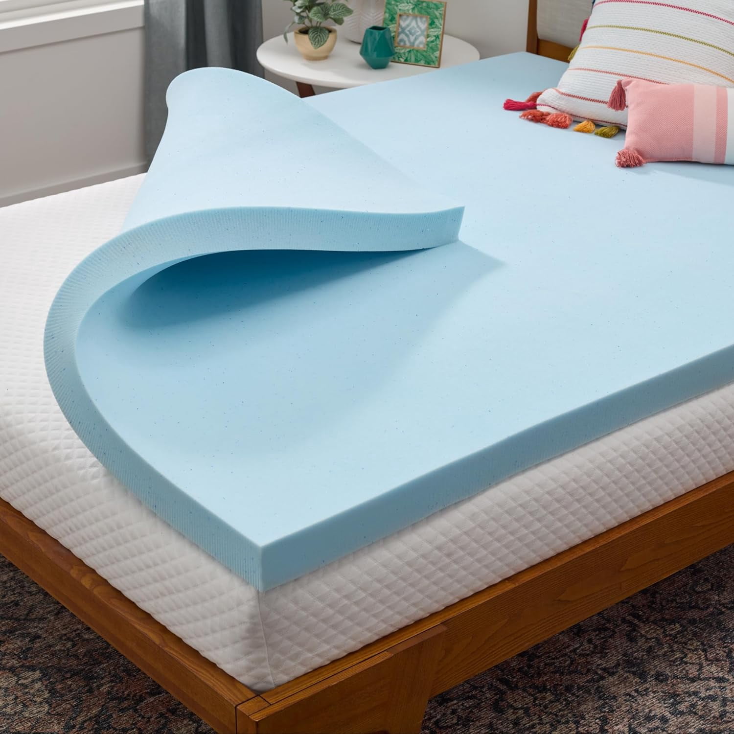 Memory Foam Mattress Topper 3 Inch Gel Infused Memory Foam Plush memory-foam-mattress-topper-3-inch-gel-infused-memory-foam-plush