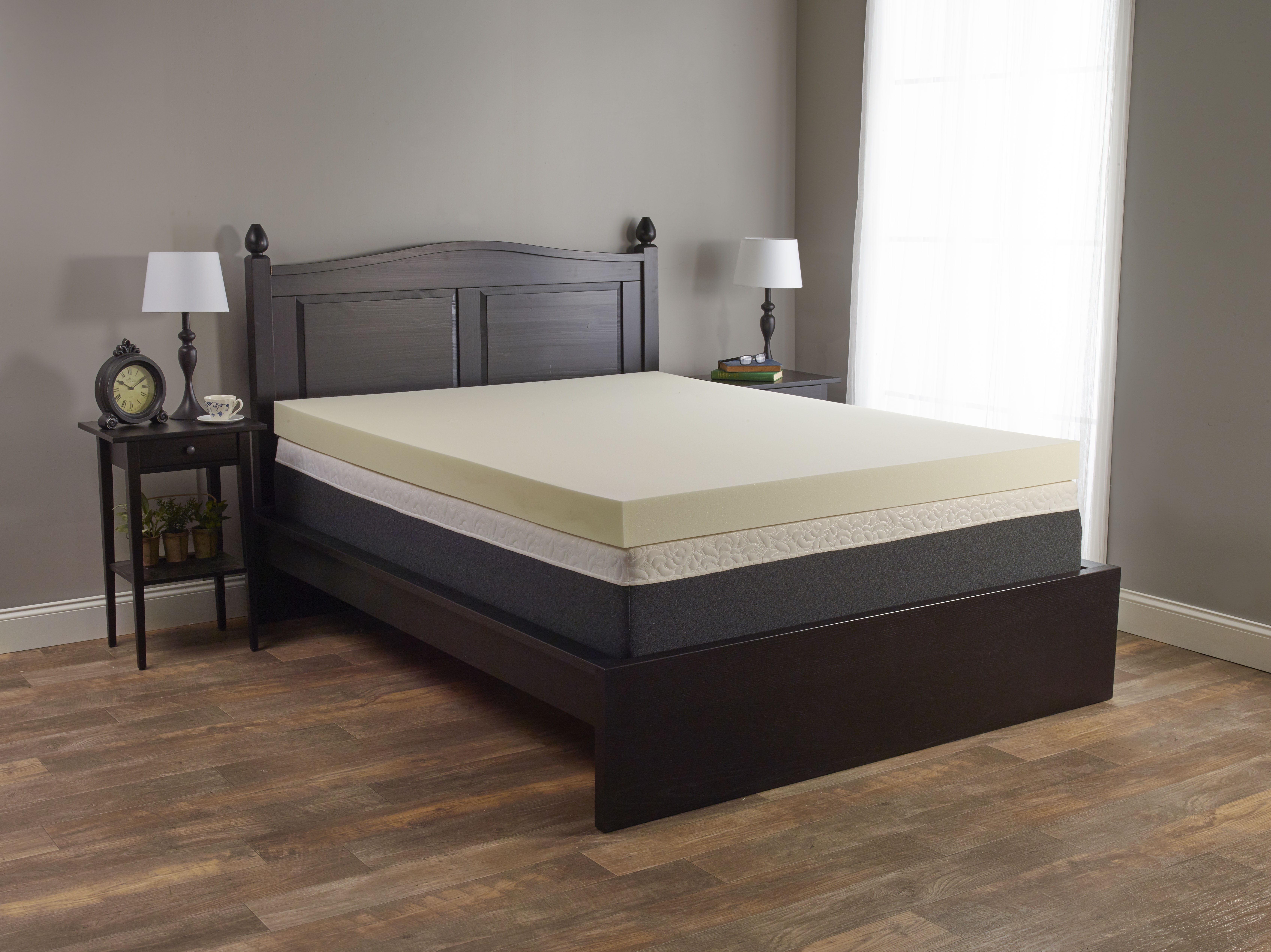 Memory Foam Mattress Topper Queen 4 inch Isotonic Walmart