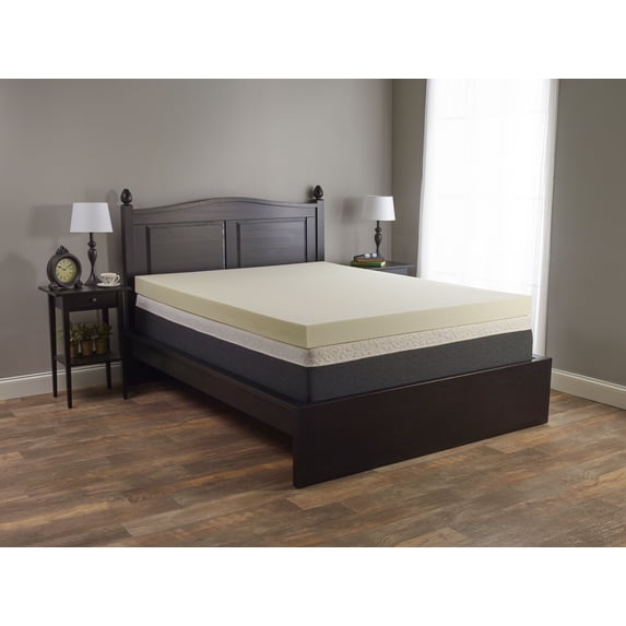 Memory Foam Mattress Topper, Twin, 4 inch, Isotonic