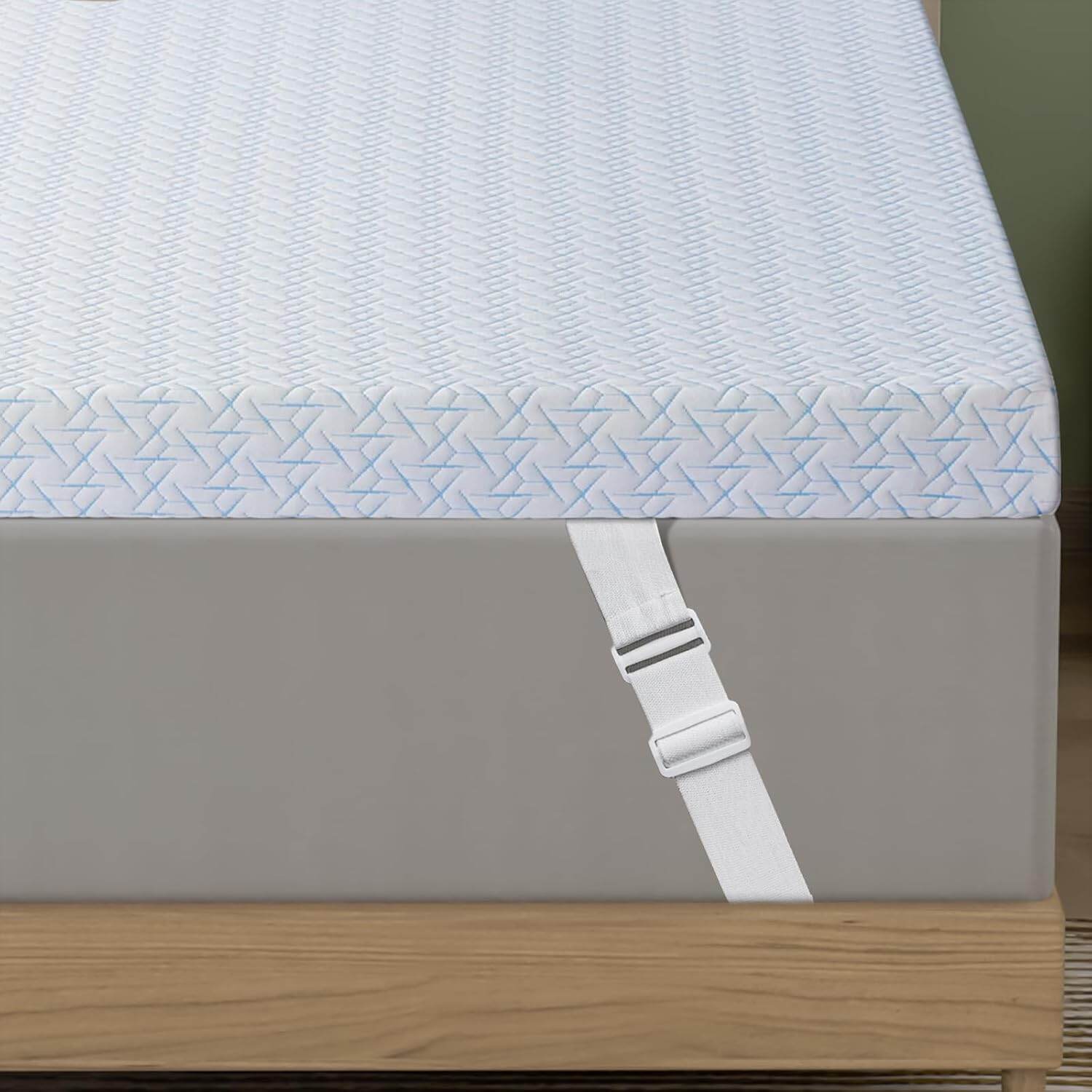 Memory Foam Mattresses 4 Inch Mattress Topper Full - Cool Gel Memory ...