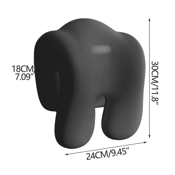 Memory Foam Neck Headrest Pillow for Office Chair, Ergonomic Neck Support Pillow with Adjustable Strap, Breathable Slow Rebound Cervical Cushion for Car Seat Home Sofa Travel Nap