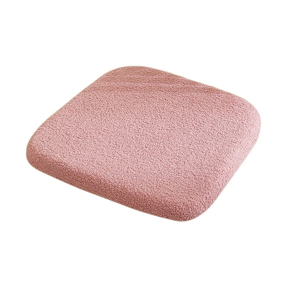 Memory Foam Office Chair Cushion 14x14x2in Breathable Coccyx Support Non-Slip Base Ergonomic Desk Seat Pad