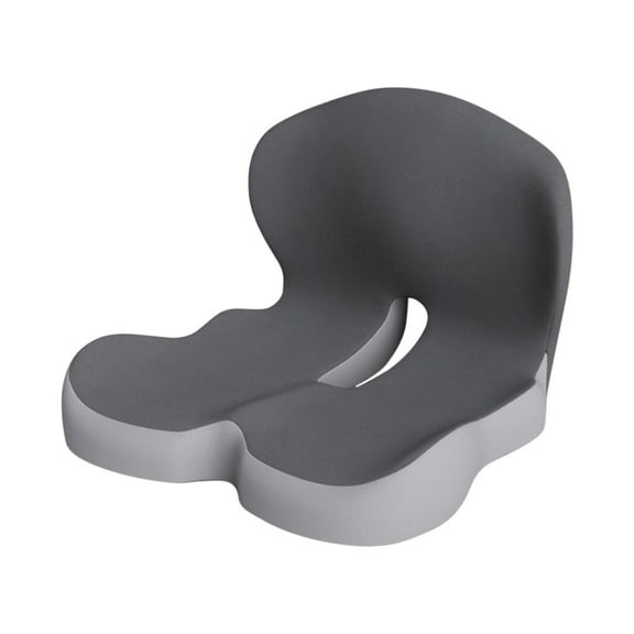 Memory Foam Office Chair Cushion, Car Seat Cushion, L-Shaped Integrated Seat Cushions, Chair Seat Cushion for Lower Back Tailbone Protection, Lumbar Support