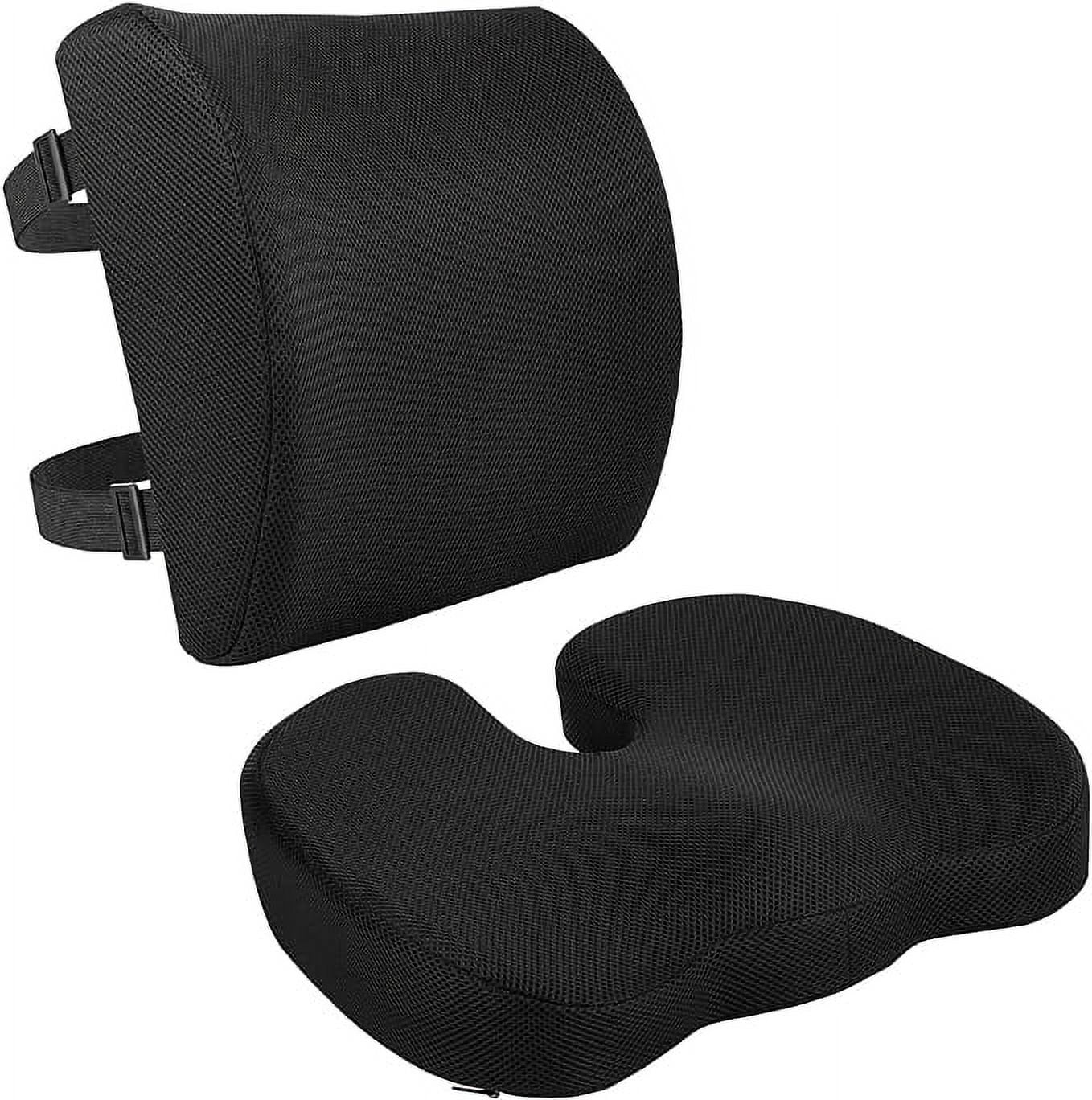 Memory Foam Office Chair Cushion Back