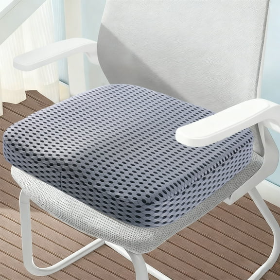Memory Foam Office Chair Cushions Seat Cushion for Long Sitting with Non-Slip Cover,Soft & Breathable,Seat Cushion for Chair,Car,Office,Desk Chair,Wheelchair