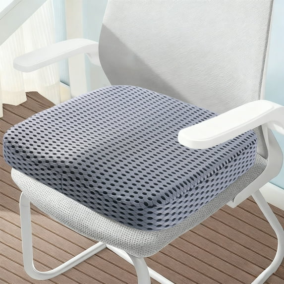 Memory Foam Office Chair Cushions Seat Cushion for Long Sitting with Non-Slip Cover,Soft & Breathable,Seat Cushion for Chair,Car,Office,Desk Chair,Wheelchair