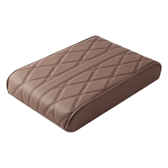 Memory Foam Pad Universal Car Armrest Pad with Memory Foam, Leather Widened Thickened Cover for Center Console, Car Armrest Cover