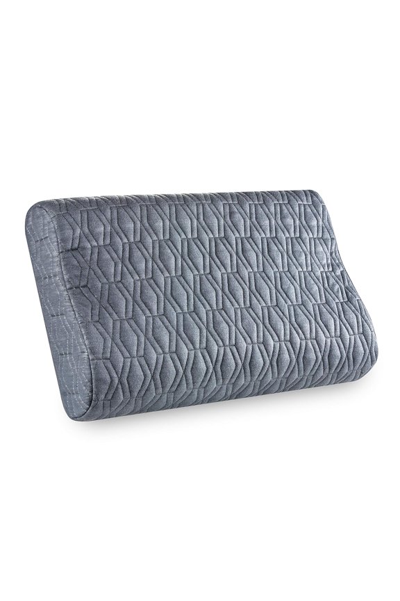 Memory Foam Pillow, For Neck & Shoulder Pain Relief, Cervical Support, Grey - X Small Size | Ortho Neck Support Pillow For Sleeping - Contour Medical Pillow | Spondylitis Orthopedic Pillow