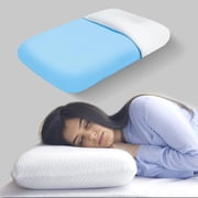Memory Foam Pillow For Sleeping, Cervical Pillow, For Neck Pain Relief, White, Standard Size | Single Pillow, Comfortable Pillow, Rectangular Shape, Best Orthopedic Pillow