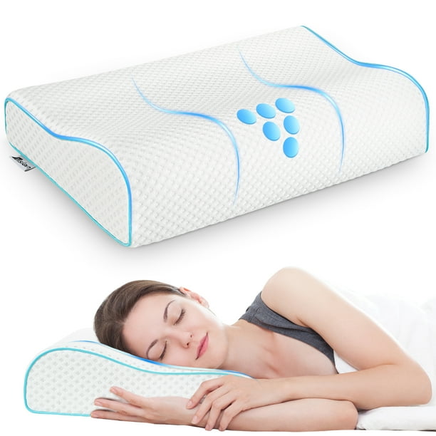 Curved pillow for neck support 2025