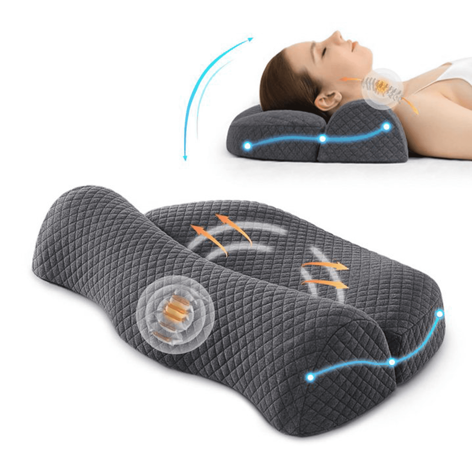 Donut Pillow Seat Cushion Anti-slip Memory Foam Tailbone Detachable And  Washable Hemorrhoids Pain Relief Cushion For Sciatica Back Leg Hip Pai Man  Jia