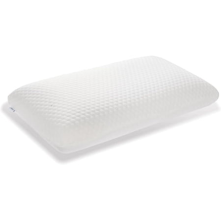 Memory Foam Bed Pillows, Pillow for Side and Back Sleeper, Pillow for Neck Pain Relief, Washable Removable Cover, Soft, White (Standard)