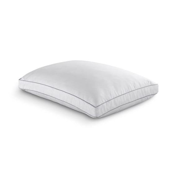 Memory Foam Puff Brushed Polyester White Pillow in King