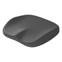 Memory Foam Seat Cushion 16x15x2in W-Shaped Pressure Relief Ergonomic Support Office Home Car Mat Washable Cover
