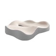 thumbnail image 1 of Memory Foam Seat Cushion, Beige, Hip And Back Support For Long Sitting, Ergonomic And Comfortable Office Chair Pad, 1 of 4