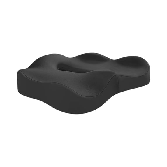 Memory Foam Seat Cushion, Ergonomic Office Chair Pad, Coccyx Support Pillow for Car, Non-Slip Bottom Hip Cushion, Thickened Comfort Pad for Home Wheelchair