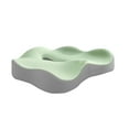 thumbnail image 1 of Memory Foam Seat Cushion, Green, Hip And Back Support For Long Sitting, Ergonomic And Comfortable Office Chair Pad, 1 of 4