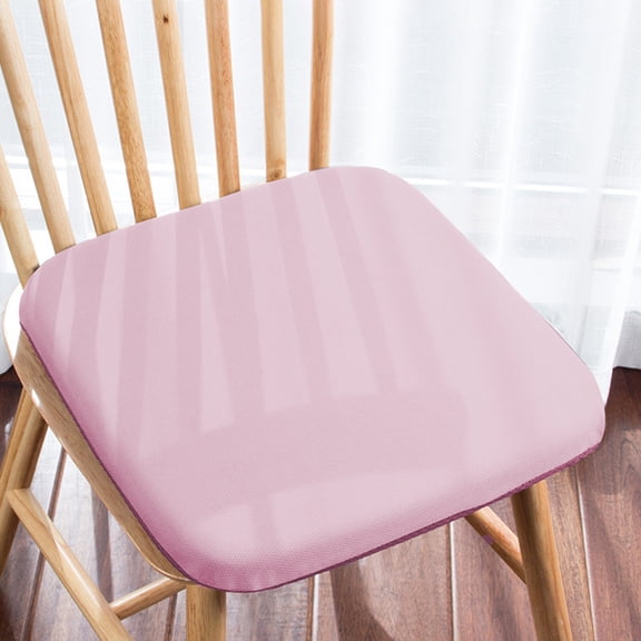 Memory Foam Seat Cushion for Office Chair, Car, Kitchen - Non-Slip Breathable Chair Pad with Slow Rebound Support for Desk, Dining, Classroom - Washable 13.78" Square Cushion