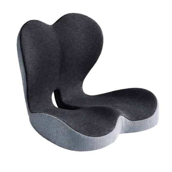 Memory Foam Seat Cushion for Office Chair & Car Seat, Ergonomic Coccyx Cushion for Tailbone & Sciatica Pain Relief, Non-Slip Support Cushion for Long Sitting, Driving, Wheelchair, Desk Chair, Home