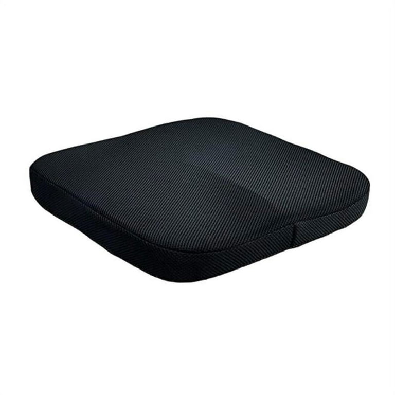 Black Memory Foam Seat Cushion for Office Chair - Pillow for