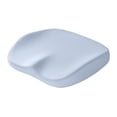 thumbnail image 1 of Memory Foam Seat Cushion Office Chair Pad Coccyx Pain Relief Non-Slip Base 16x15x2in Thickened Comfort Support, 1 of 7